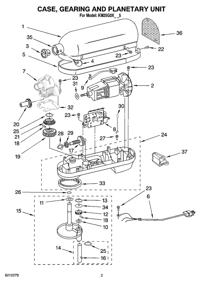 Diagram for KM25G0XWH5