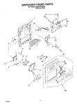 Diagram for 08 - Dispenser Front Parts