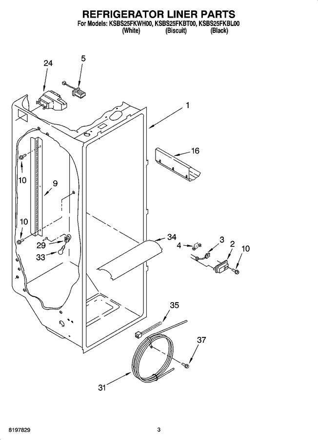 Diagram for KSBS25FKBL00
