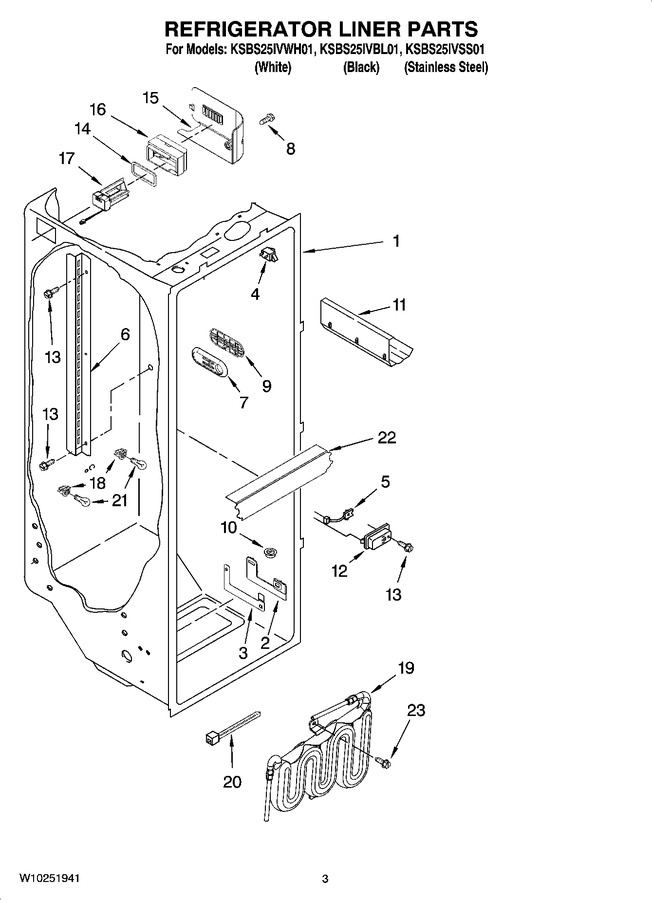 Diagram for KSBS25IVWH01