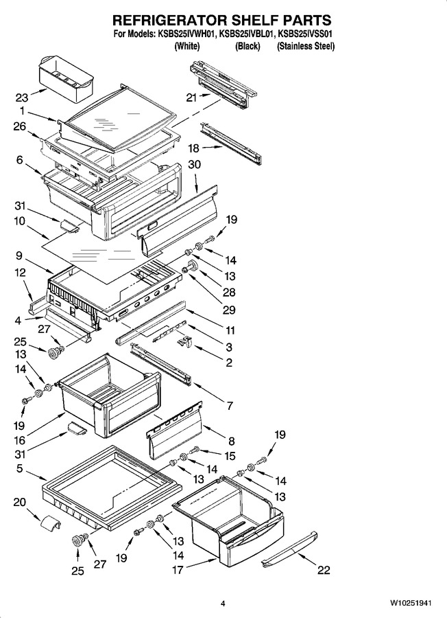 Diagram for KSBS25IVWH01