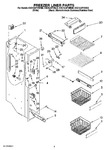 Diagram for 04 - Freezer Liner Parts