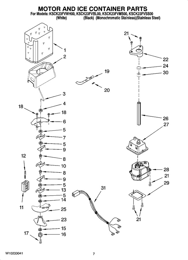 Diagram for KSCK23FVBL00