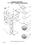 Diagram for 04 - Freezer Liner Parts