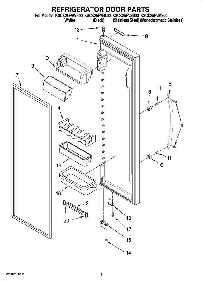 Diagram for KSCK25FVWH00