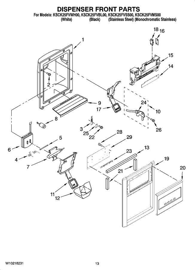 Diagram for KSCK25FVMS00