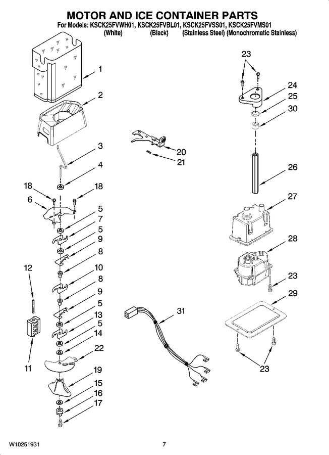 Diagram for KSCK25FVBL01