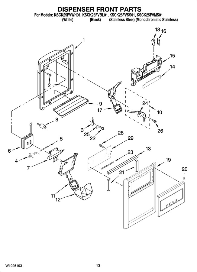 Diagram for KSCK25FVWH01