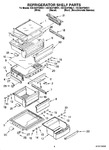 Diagram for 03 - Refrigerator Shelf Parts