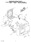 Diagram for 08 - Dispenser Front Parts