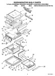 Diagram for 03 - Refrigerator Shelf Parts
