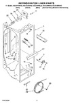 Diagram for 02 - Refrigerator Liner Parts