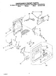 Diagram for 08 - Dispenser Front Parts