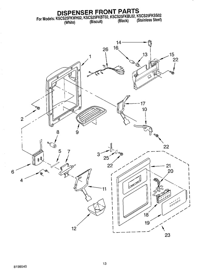 Diagram for KSCS25FKSS02