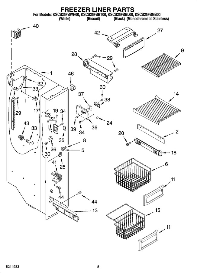 Diagram for KSCS25FSMS00
