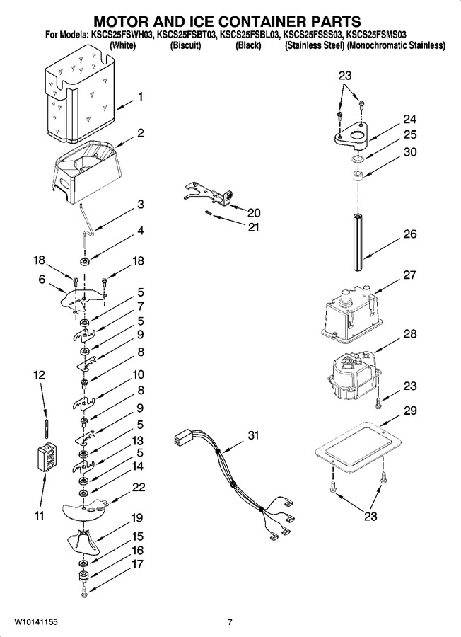 Diagram for KSCS25FSBL03