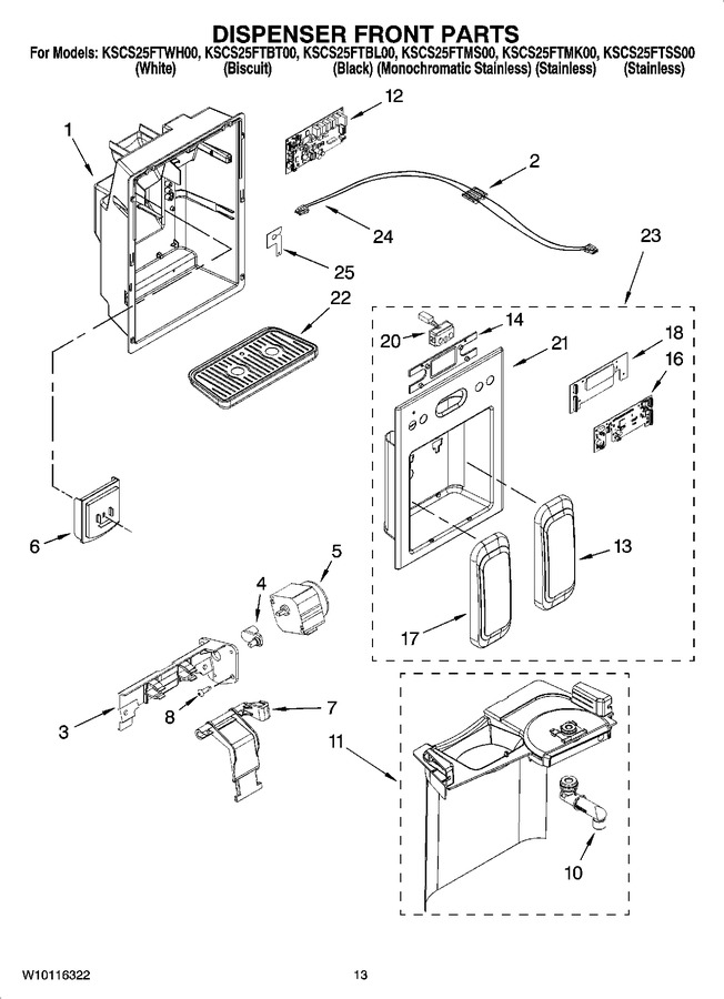 Diagram for KSCS25FTBT00