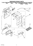 Diagram for 08 - Dispenser Front Parts