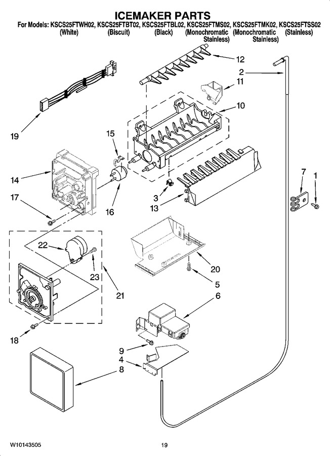 Diagram for KSCS25FTWH02