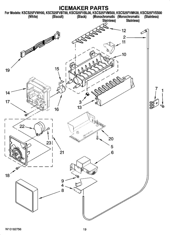 Diagram for KSCS25FVBL00