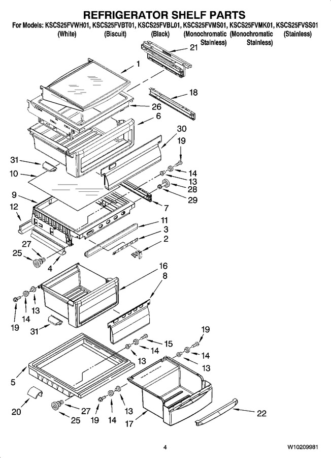 Diagram for KSCS25FVWH01