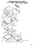 Diagram for 03 - Refrigerator Shelf Parts