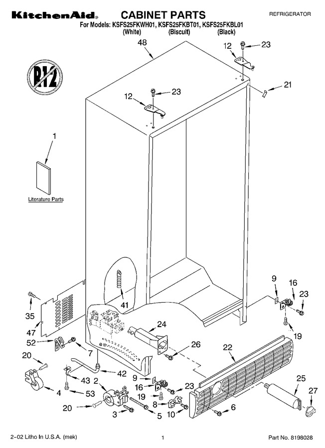 Diagram for KSFS25FKBL01