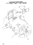Diagram for 08 - Dispenser Front Parts