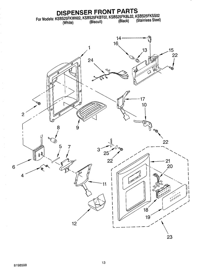 Diagram for KSFS25FKBL02