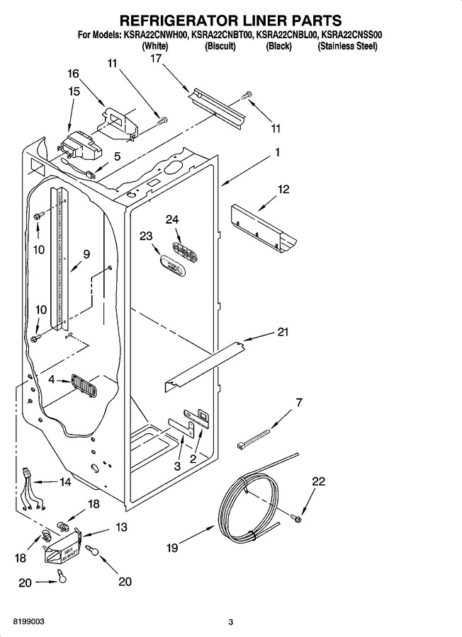 Diagram for KSRA22CNWH00