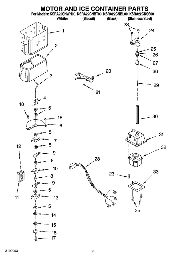 Diagram for KSRA22CNWH00