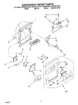 Diagram for 09 - Dispenser Front Parts