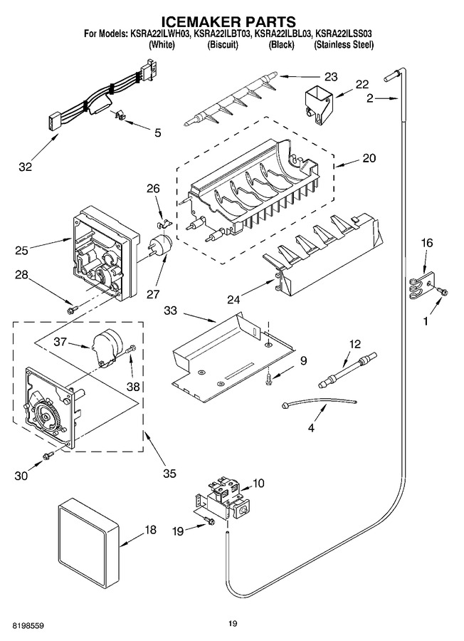 Diagram for KSRA22ILBT03