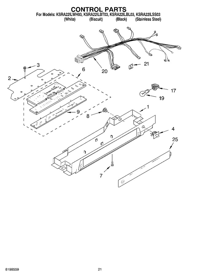 Diagram for KSRA22ILWH03