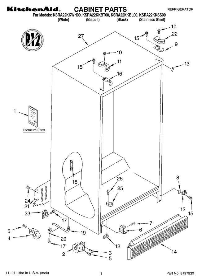 Diagram for KSRA22KKBL00