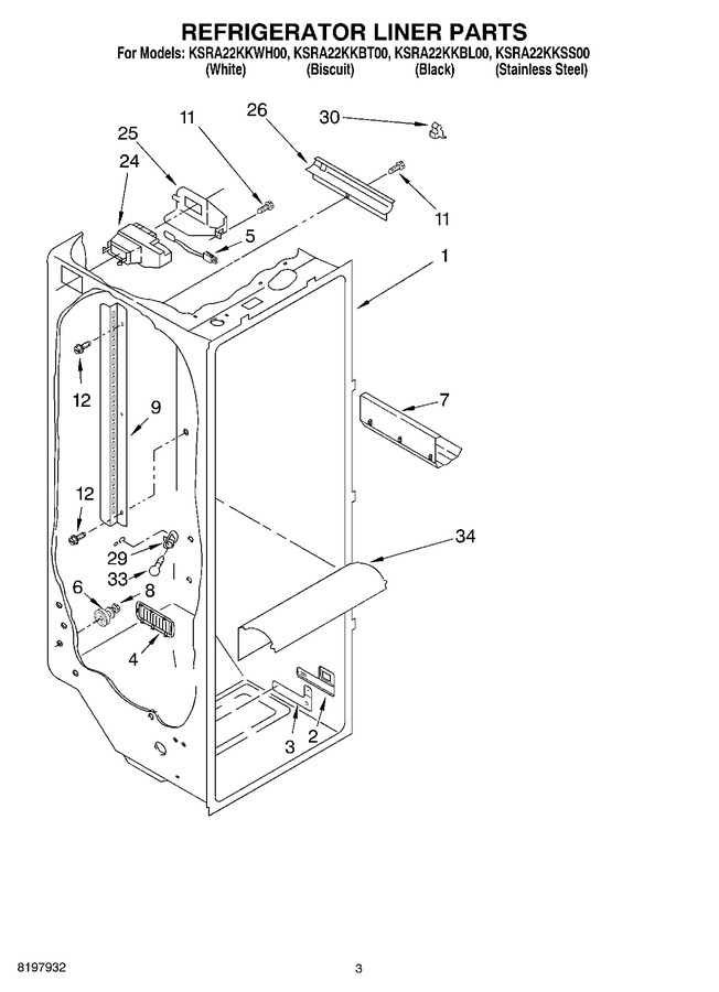 Diagram for KSRA22KKBL00