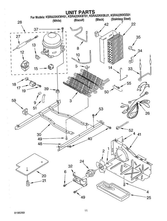 Diagram for KSRA22KKWH01