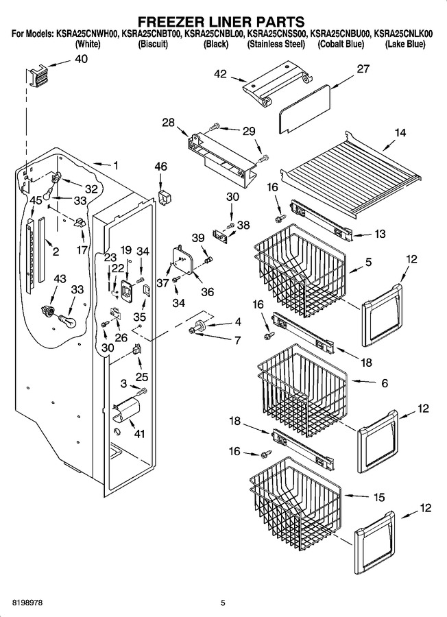 Diagram for KSRA25CNSS00