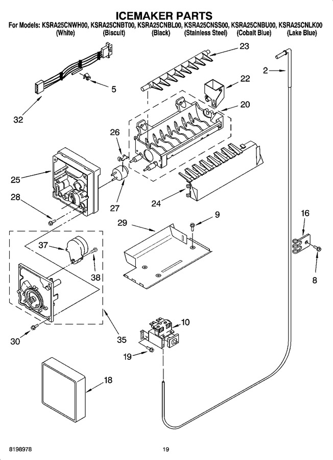 Diagram for KSRA25CNSS00
