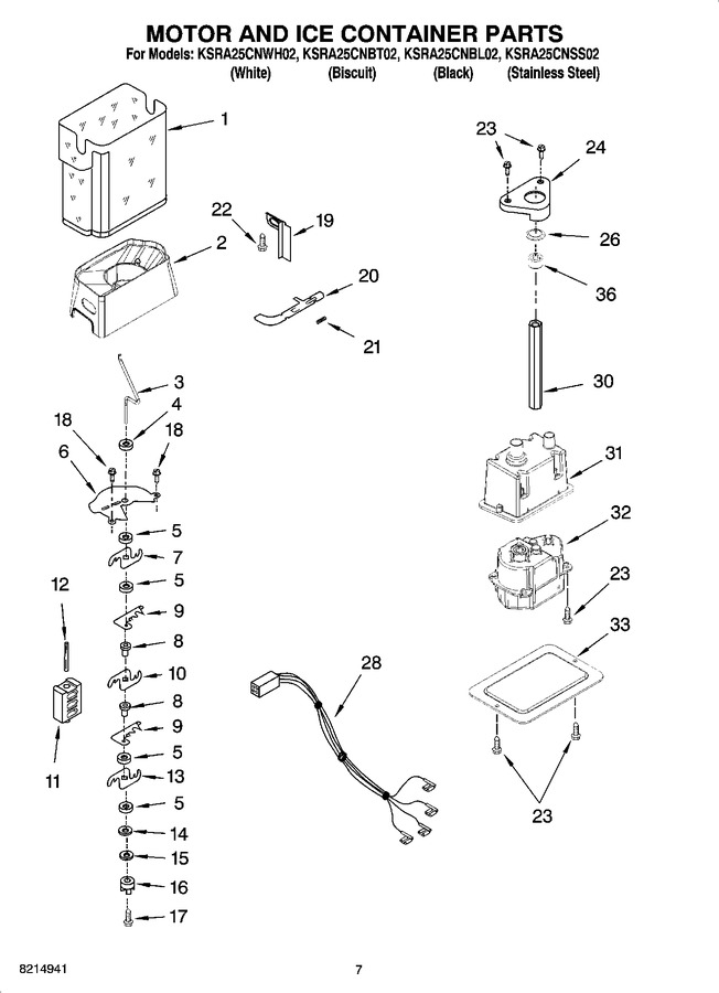 Diagram for KSRA25CNBL02