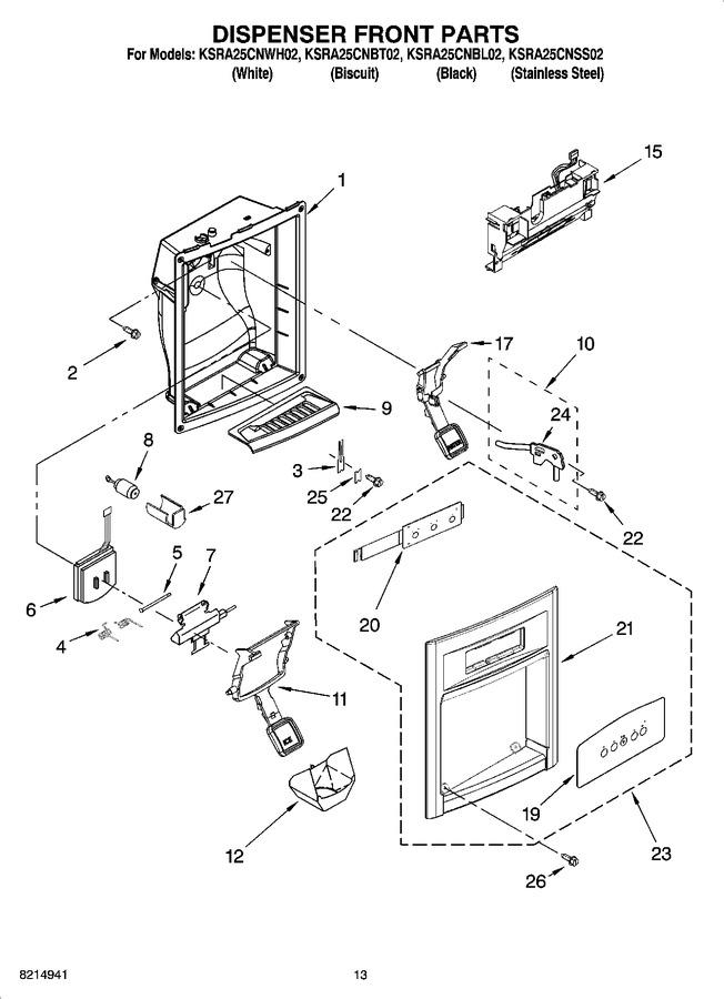 Diagram for KSRA25CNBL02