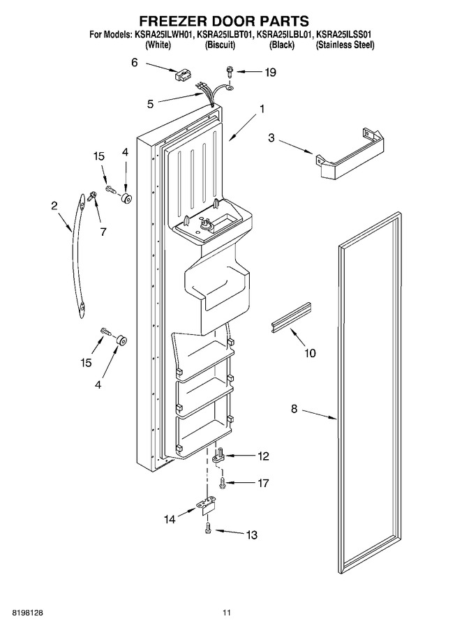 Diagram for KSRA25ILWH01