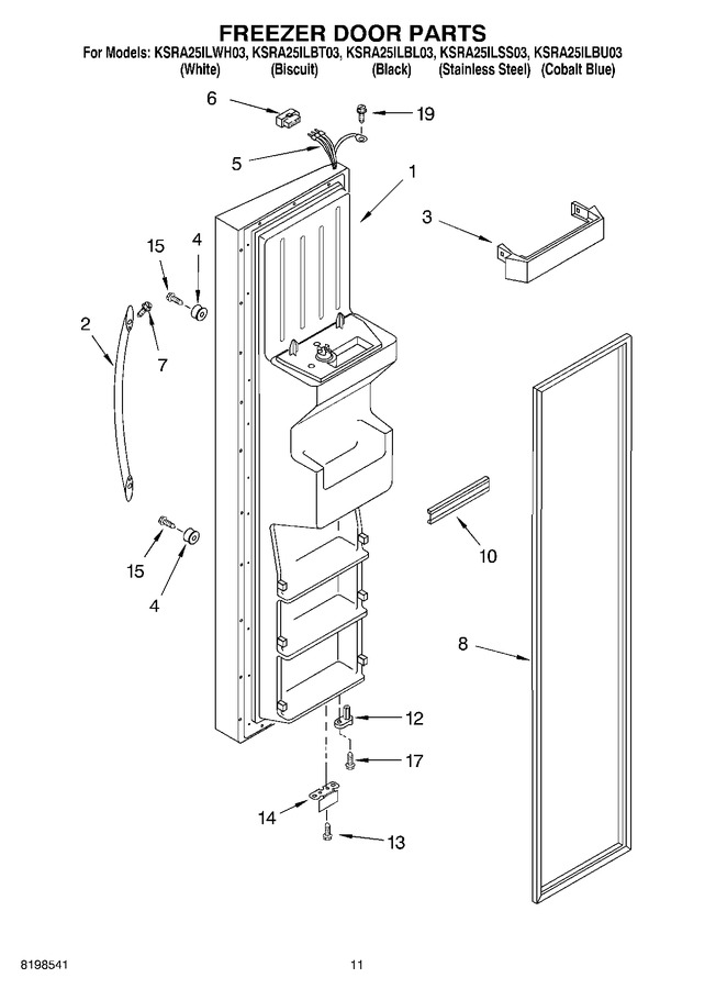 Diagram for KSRA25ILBU03