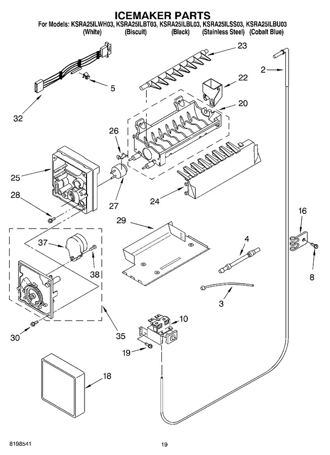 Diagram for KSRA25ILBU03