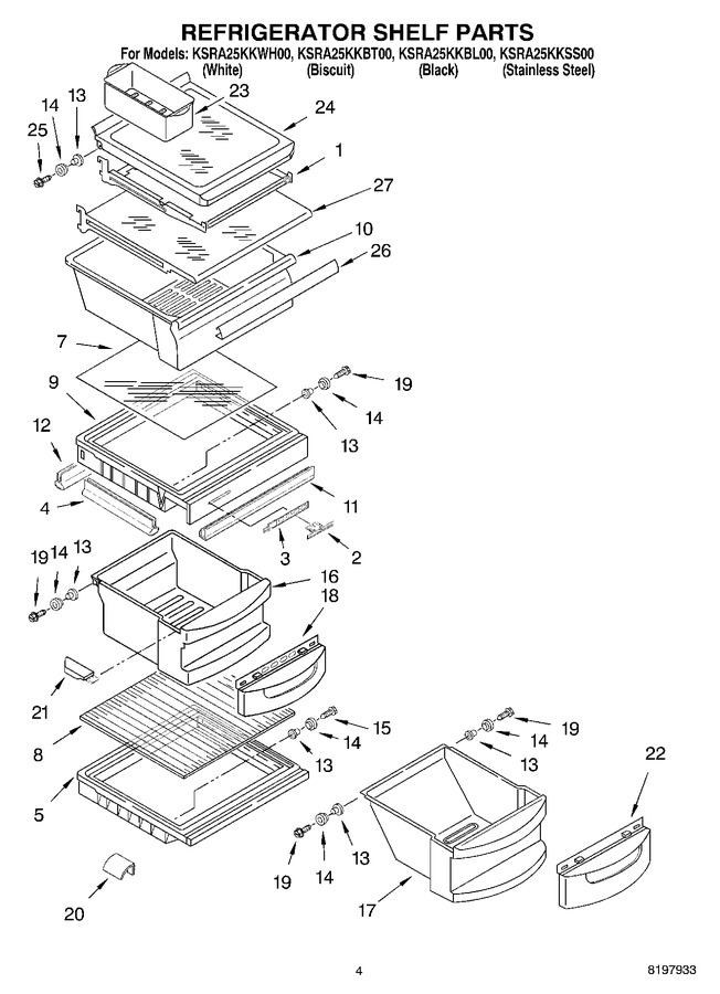 Diagram for KSRA25KKWH00