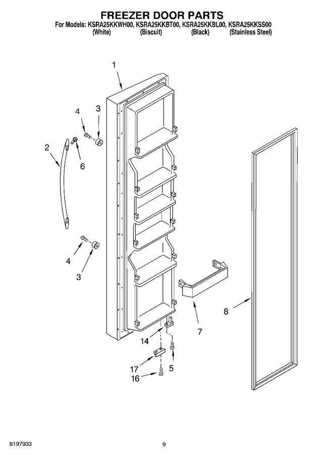 Diagram for KSRA25KKBL00