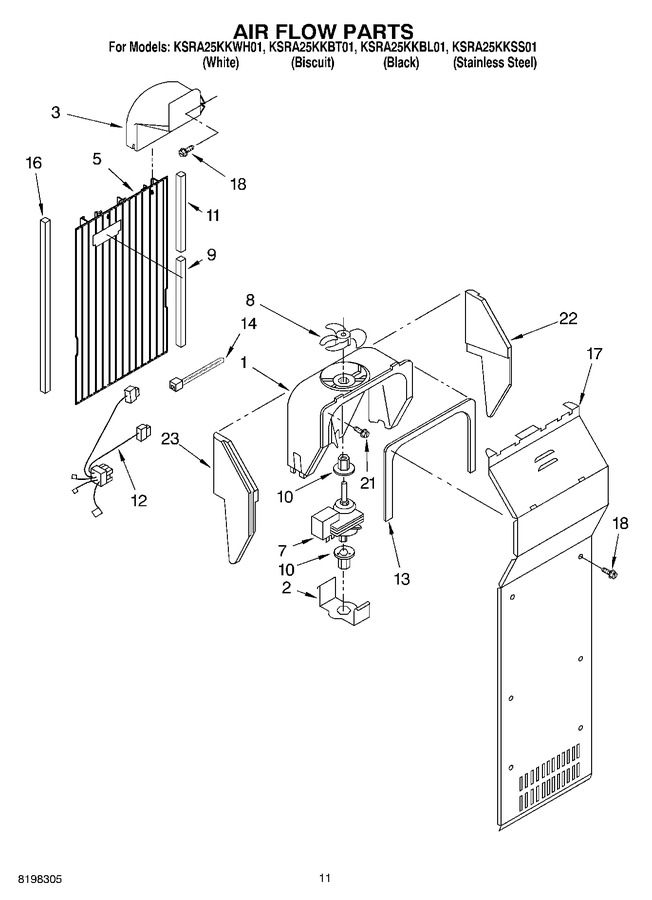 Diagram for KSRA25KKBL01