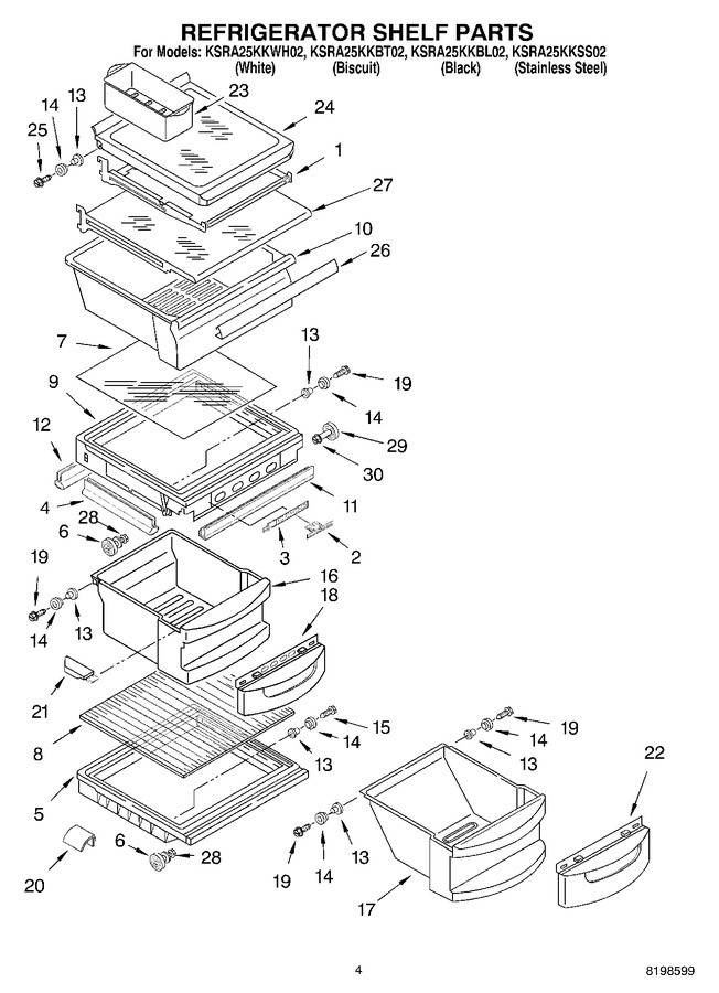 Diagram for KSRA25KKWH02