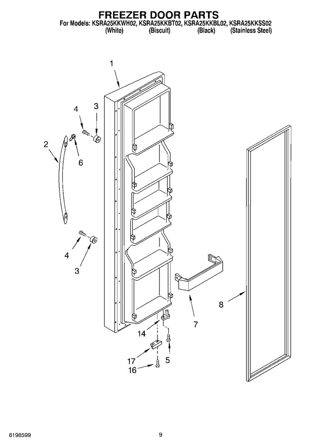 Diagram for KSRA25KKWH02