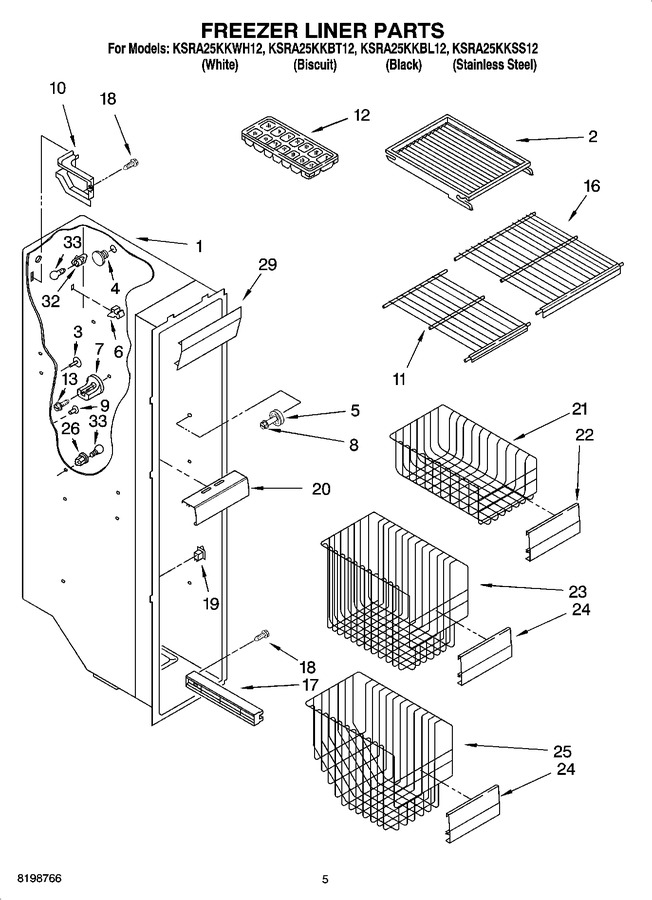 Diagram for KSRA25KKBT12
